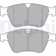 LP3176 Sada brzdových platničiek kotúčovej brzdy DELPHI