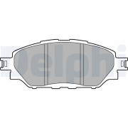 LP3250 Sada brzdových platničiek kotúčovej brzdy DELPHI