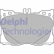 LP3276 Sada brzdových platničiek kotúčovej brzdy DELPHI