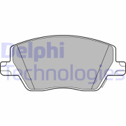 LP3289 Sada brzdových platničiek kotúčovej brzdy DELPHI