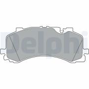 LP3307 Sada brzdových platničiek kotúčovej brzdy DELPHI
