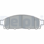LP3313 Sada brzdových platničiek kotúčovej brzdy DELPHI