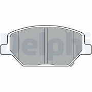 LP3371 Sada brzdových platničiek kotúčovej brzdy DELPHI