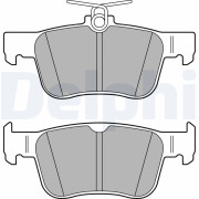 LP3391 Sada brzdových platničiek kotúčovej brzdy DELPHI