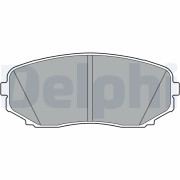 LP3399 Sada brzdových platničiek kotúčovej brzdy DELPHI