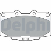 LP3409 Sada brzdových platničiek kotúčovej brzdy DELPHI