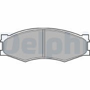 LP358 Sada brzdových platničiek kotúčovej brzdy DELPHI