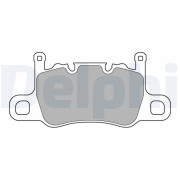 LP3585 Sada brzdových platničiek kotúčovej brzdy DELPHI