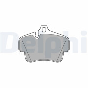 LP3586 Sada brzdových platničiek kotúčovej brzdy DELPHI
