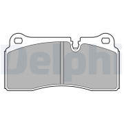 LP3595 Sada brzdových platničiek kotúčovej brzdy DELPHI