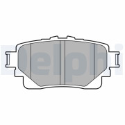 LP3599 Sada brzdových platničiek kotúčovej brzdy DELPHI