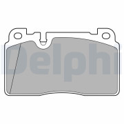 LP3677 Sada brzdových platničiek kotúčovej brzdy DELPHI
