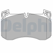 LP3728 Sada brzdových platničiek kotúčovej brzdy DELPHI
