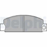 LP377 Sada brzdových platničiek kotúčovej brzdy DELPHI