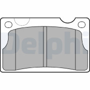 LP39 Sada brzdových platničiek kotúčovej brzdy DELPHI