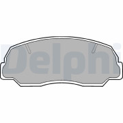 LP400 Sada brzdových platničiek kotúčovej brzdy DELPHI