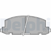 LP412 Sada brzdových platničiek kotúčovej brzdy DELPHI