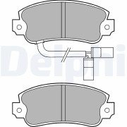 LP433 Sada brzdových platničiek kotúčovej brzdy DELPHI