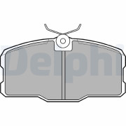 LP466 Sada brzdových platničiek kotúčovej brzdy DELPHI