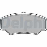LP488 Sada brzdových platničiek kotúčovej brzdy DELPHI