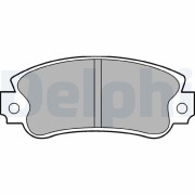 LP509 Sada brzdových platničiek kotúčovej brzdy DELPHI