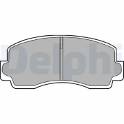 LP529 Sada brzdových platničiek kotúčovej brzdy DELPHI