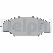 LP538 Sada brzdových platničiek kotúčovej brzdy DELPHI