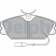 LP539 Sada brzdových platničiek kotúčovej brzdy DELPHI