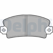 LP54 Sada brzdových platničiek kotúčovej brzdy DELPHI