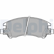 LP547 Sada brzdových platničiek kotúčovej brzdy DELPHI