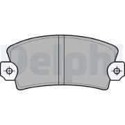 LP56 Sada brzdových platničiek kotúčovej brzdy DELPHI