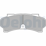 LP588 Sada brzdových platničiek kotúčovej brzdy DELPHI