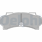 LP589 Sada brzdových platničiek kotúčovej brzdy DELPHI