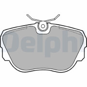 LP596 Sada brzdových platničiek kotúčovej brzdy DELPHI