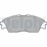 LP605 Sada brzdových platničiek kotúčovej brzdy DELPHI