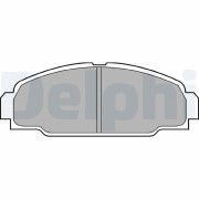 LP607 Sada brzdových platničiek kotúčovej brzdy DELPHI