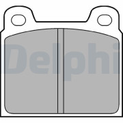 LP61 Sada brzdových platničiek kotúčovej brzdy DELPHI