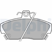 LP618 Sada brzdových platničiek kotúčovej brzdy DELPHI