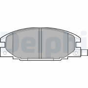 LP629 Sada brzdových platničiek kotúčovej brzdy DELPHI