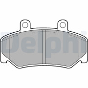 LP643 Sada brzdových platničiek kotúčovej brzdy DELPHI