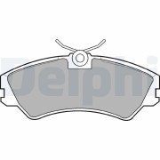 LP668 Sada brzdových platničiek kotúčovej brzdy DELPHI