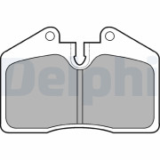 LP672 Sada brzdových platničiek kotúčovej brzdy DELPHI