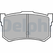 LP678 Sada brzdových platničiek kotúčovej brzdy DELPHI