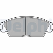 LP704 Sada brzdových platničiek kotúčovej brzdy DELPHI