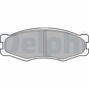LP707 Sada brzdových platničiek kotúčovej brzdy DELPHI