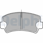 LP71 Sada brzdových platničiek kotúčovej brzdy DELPHI