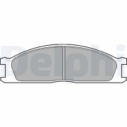 LP726 Sada brzdových platničiek kotúčovej brzdy DELPHI