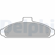 LP738 Sada brzdových platničiek kotúčovej brzdy DELPHI