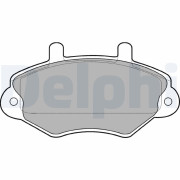 LP767 Sada brzdových platničiek kotúčovej brzdy DELPHI