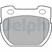 LP777 Sada brzdových platničiek kotúčovej brzdy DELPHI